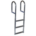 Dock Edge Dock Ladder Aluminium Fixed - 3 Wide Steps
