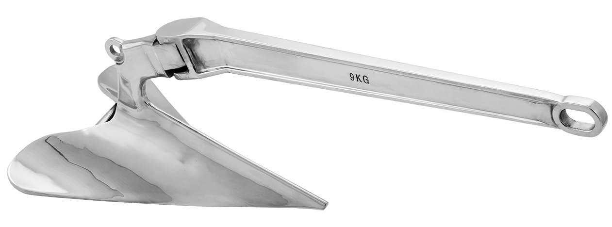 Bell Marine Viper Pro Series Polished Stainless Steel Plough Anchor