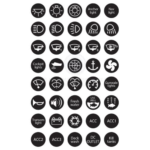 RELAXN Switch Label Set - 40 Labels