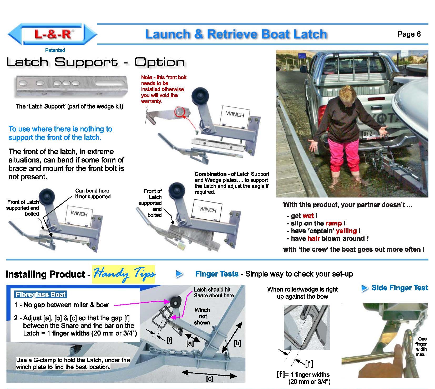 Release and Retrieve Boat Latch