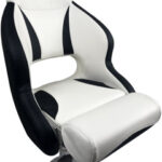 RWB Marine Axis Admiral Compact Seat - White / Black