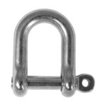 BLA Standard D Shackle - 316 Grade Stainless Steel Captive Pin