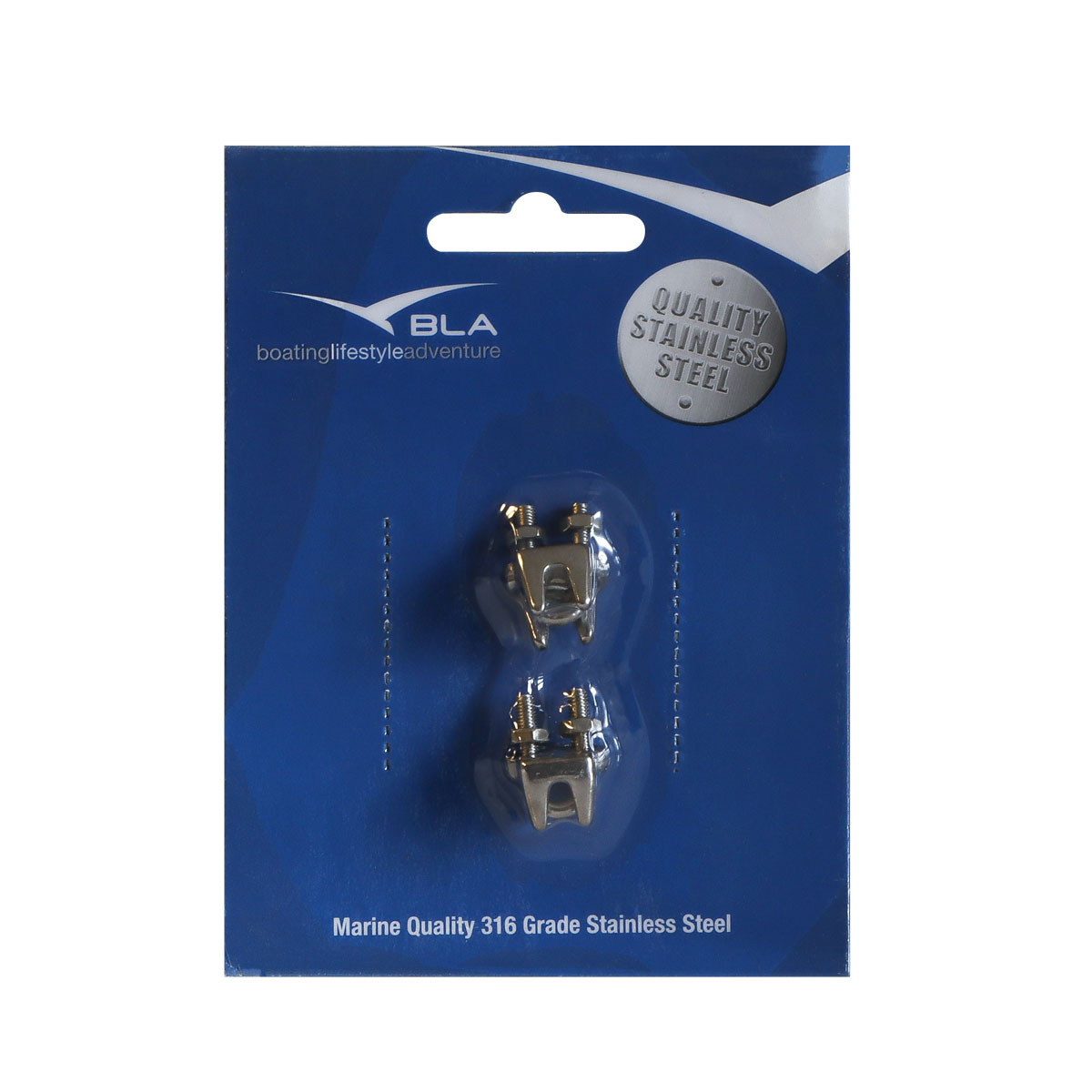 BLA Wire Rope Grips - 316 Grade Stainless Steel - Image 2