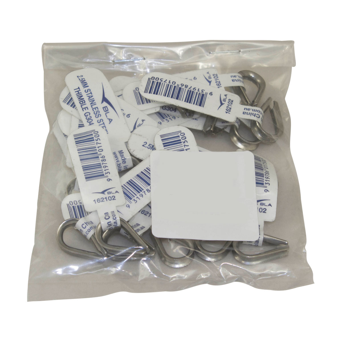 BLA Thimbles - 304 Grade Pressed Stainless Steel