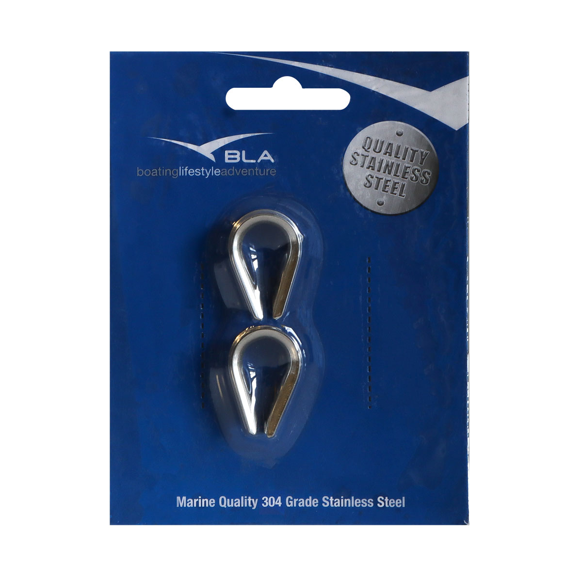 BLA Thimbles - 304 Grade Pressed Stainless Steel