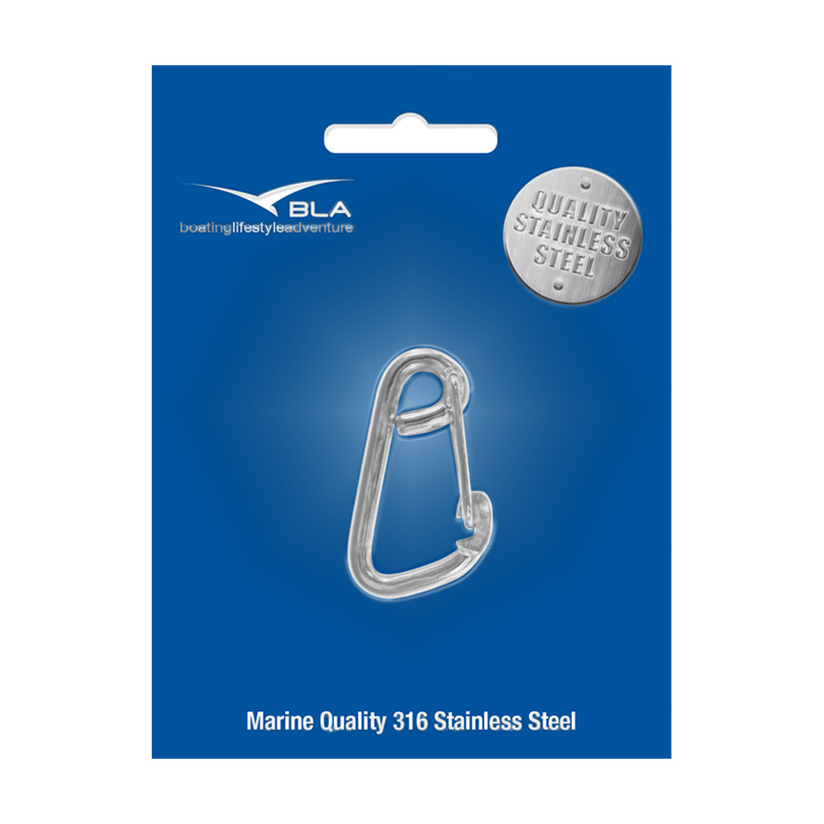 BLA Asymmetric Snap Hooks - 316 Grade Stainless Steel