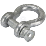 SAW Bow Shackle - Galvanised Grade S with Screw Pin