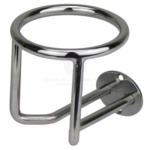 SAW Drink Holder - Vertical Surface Mount Stainless Steel