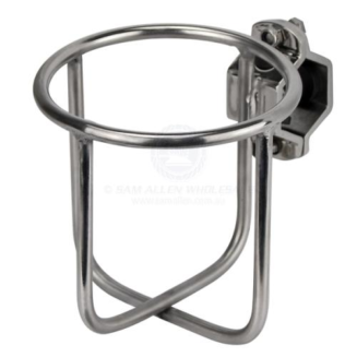 SAW Drink Holder - Rail Mount Stainless Steel
