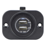 Relaxn Flush Mount Dual USB Socket