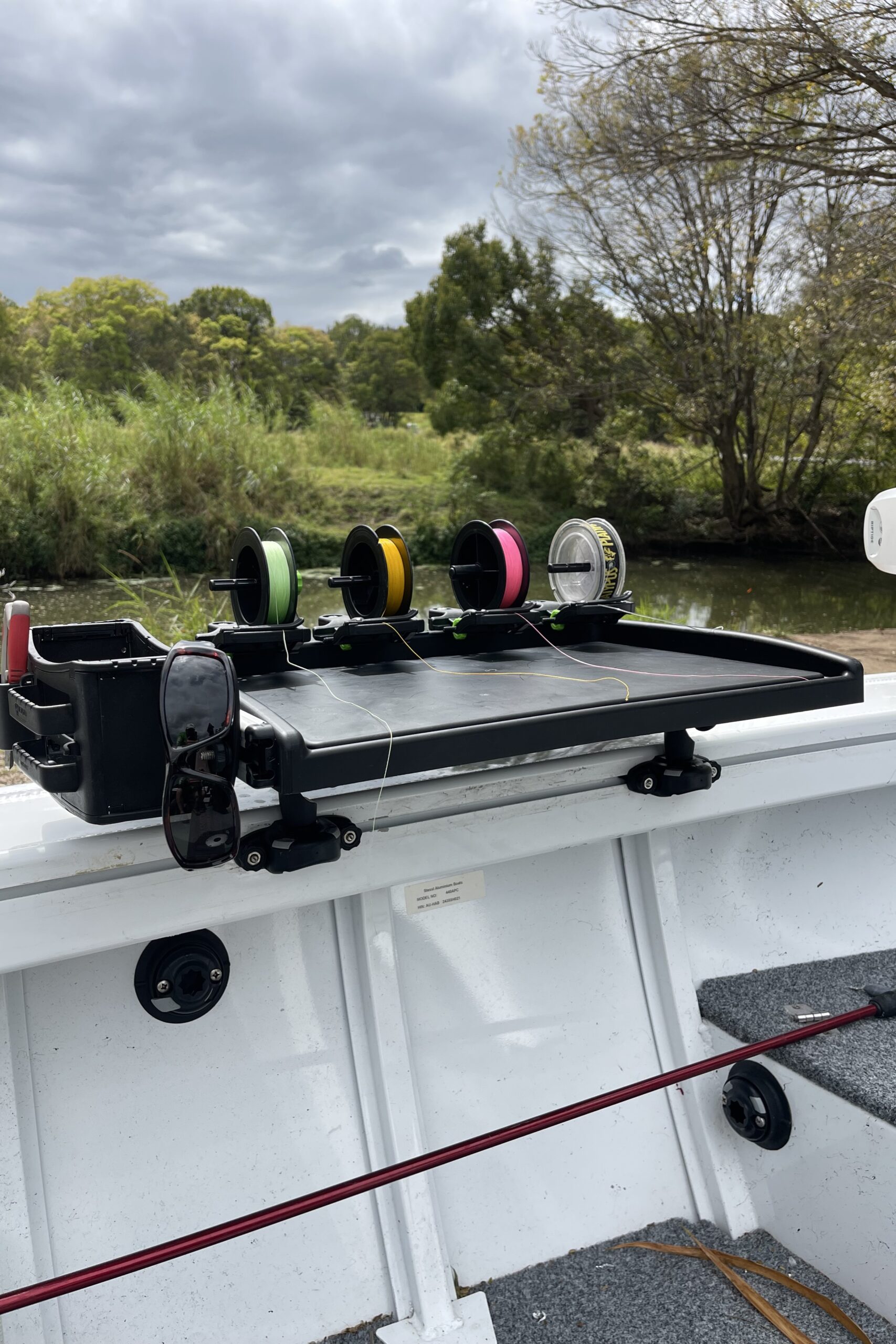  Boat Cutting Board - Boat Fillet Table , Fish Cleaning Table ,  Fishing Fillet Cutting Board for Boat with Clamp , Boat Rod Holder Table  Bait Station for Boat Accessories