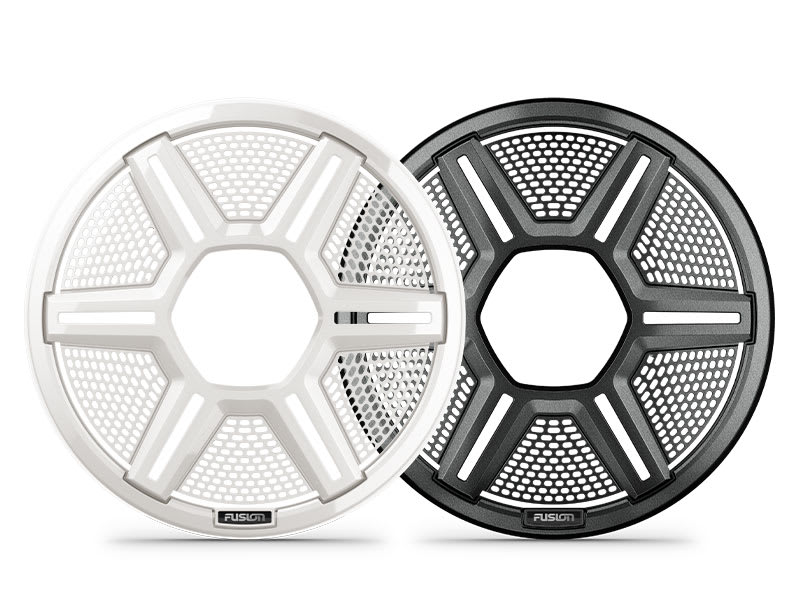 Fusion Apollo Speakers - 6.5 LED Marine Speakers with Sports White Grilles (3)