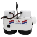 RULE 7700GPH Evacuator High Volume Utility Pump - 12V