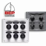 Marinco® BEP Splash Proof Switch Fuse Panels - 4 Gang White (Part No.: 113241)