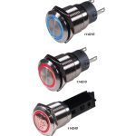 Marinco® BEP Stainless Steel Push Button Switches & Buzzers (114210)