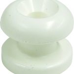 Cord Button Large - White t/s 8mm (25105W)