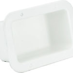 White Plastic Flush Mount Cases (28502)