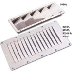 Stainless Steel Rectangular Louvre Vents (30501)