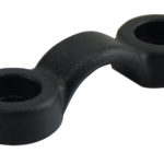 Black Plastic Saddle (35148)