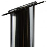 Pressed Rectangular Head Flush Mount Rod Holder - 30 Degree Angle Pair (49299)