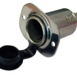 Stainless Steel Cigarette Lighter 12V Power Socket Only (53020)
