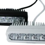 Slimline 15 Watt LED Alloy Floodlight Black