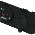 RELAX'N Flush Mount Voltmeter with Power Socket