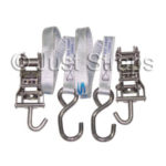 Just Straps MTD33 - Transom Stainless Steel Ratchet - 25mm x 1.5 metre (pair)