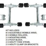 8 Adj Wobble Roller Assy- 2”x 2”