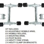 8 Adj Wobble Roller Assy- 3” x 2”